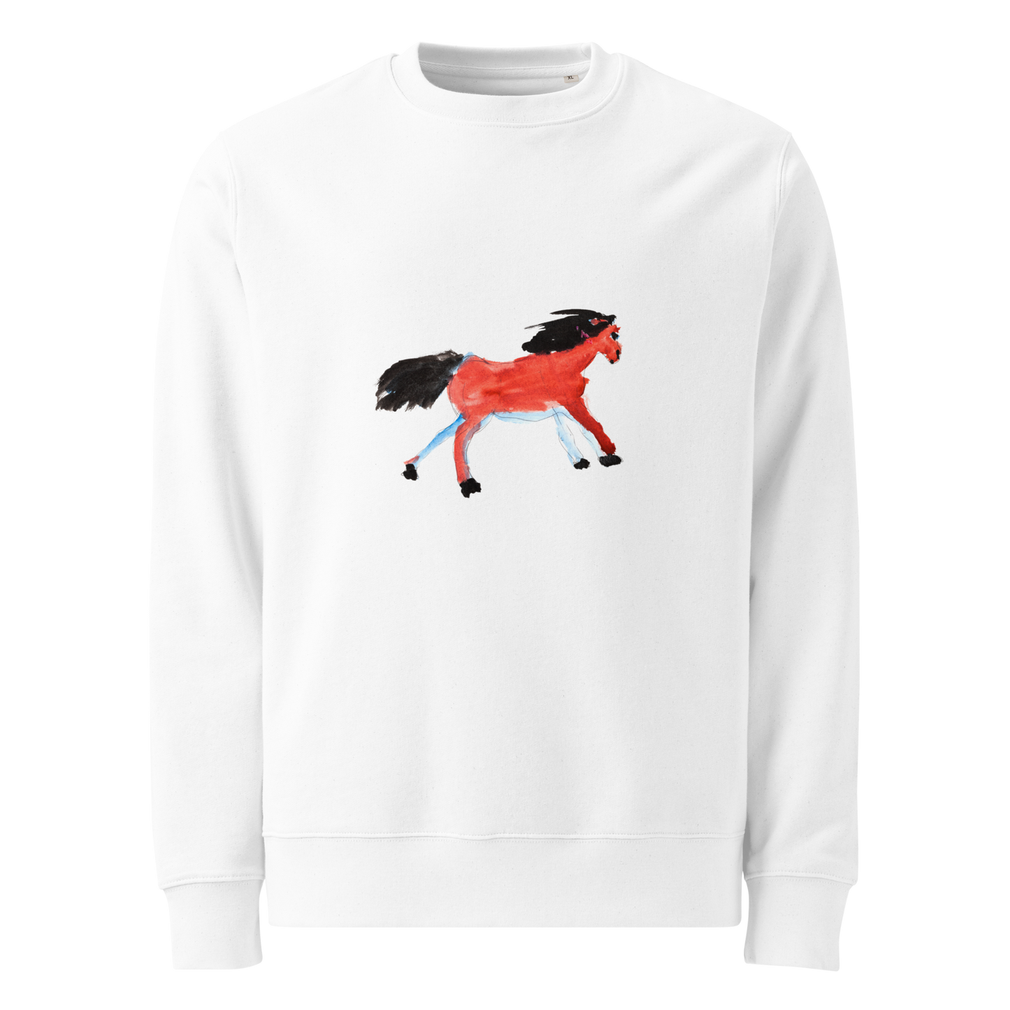 Eco-friendly sweatshirt - Horse design by van Kevin (9 years)